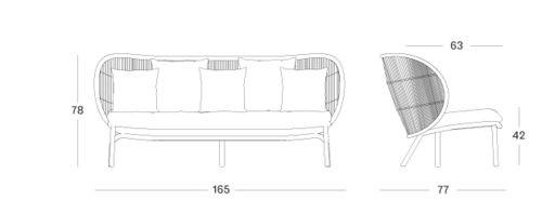 Kodo lounge sofa