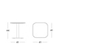 Kodo side table