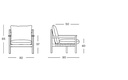 Oda lounge chair