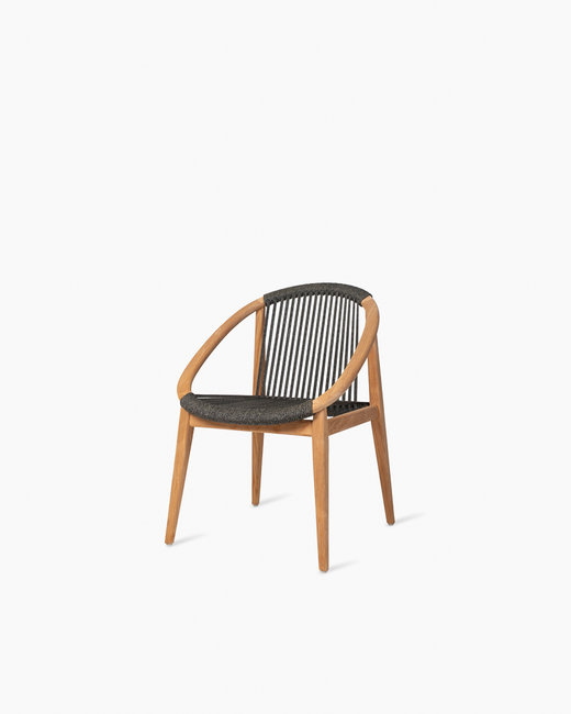 Frida dining chair (Teak / Dune white)